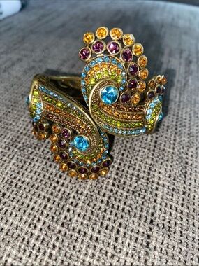 Heidi Daus Multicolor Crystal Swirl Bracelet